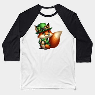 St Patricks Fox Baseball T-Shirt